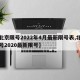 【北京限号2022年4月最新限号表,北京限号2020最新限号】