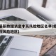 疫情最新数据消息中高风险地区名单(疫情最新情况风险地区)