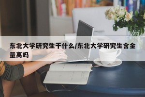 东北大学研究生干什么/东北大学研究生含金量高吗